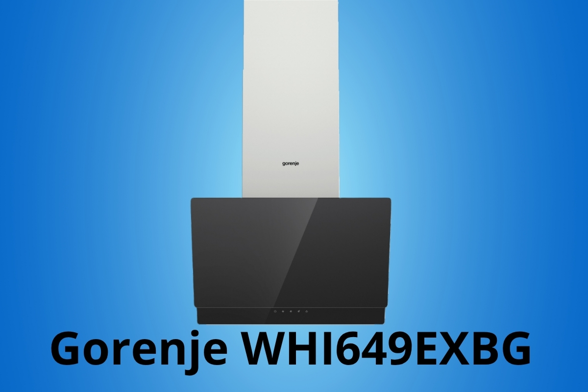 Gorenje WHI649EXBG aspirator na plavoj pozadini