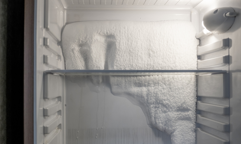 Zašto frižider pravi led na zadnjem zidu