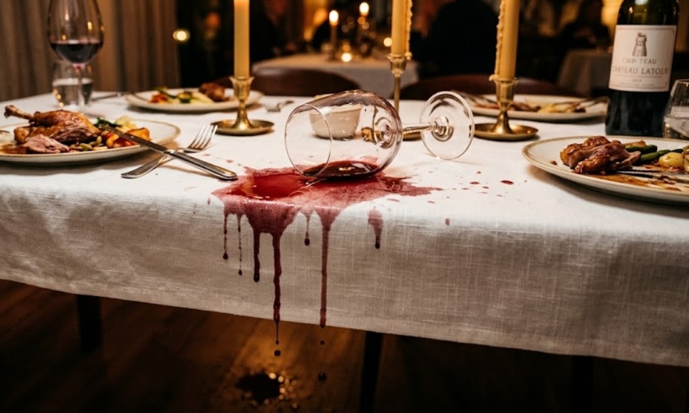 Kako ukloniti fleku od vina sa stolnjaka